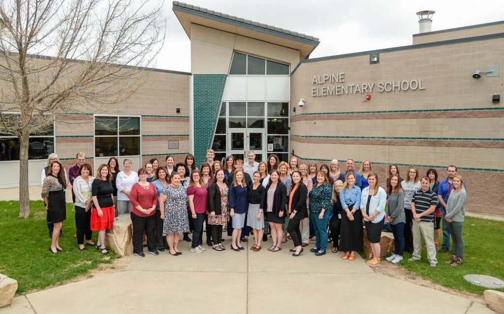 Alpine Elementary Staff Photo