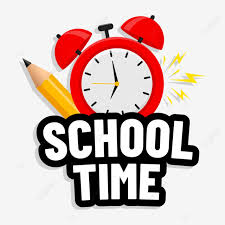 Red Clock with pencil